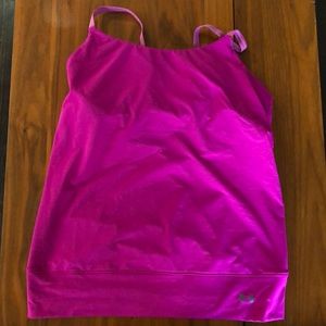 Under Armour tank with built in bra